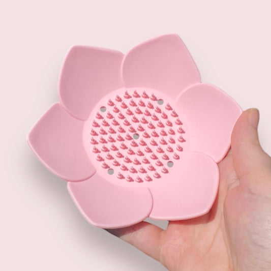 Lotus Silicone Shower Steamer Tray