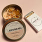 Scented Candle in Travel Tin + Matchbox